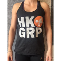 Hookgrip Womens Racerback Black/Orange/White