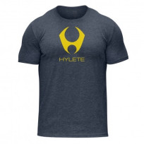 HYLETE Stacked Tri-Blend - Navy/Yellow