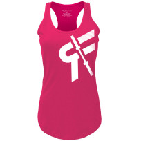 RokFit Womens Logo Tank - Pink