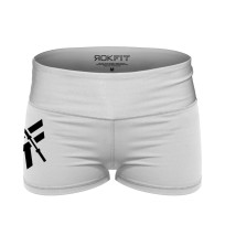 RokFit Womens White Booty Shorts