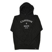 CAFFEINE & KILOS ARCH LOGO HOODIE