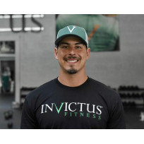 INVICTUS SNAPBACK HAT WHITE V FRONT GREEN/BACK GREY