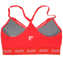 RokFit poppy elissa Sports Bra - Red