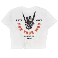 ROKFIT ROK YOUR WOD WHITE T SHIRT