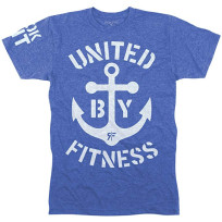 RokFit united fitness blue shirt 